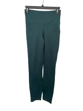 Marika Forest Green High Rise Sport Leggings Pockets Size S Athleisure Casual